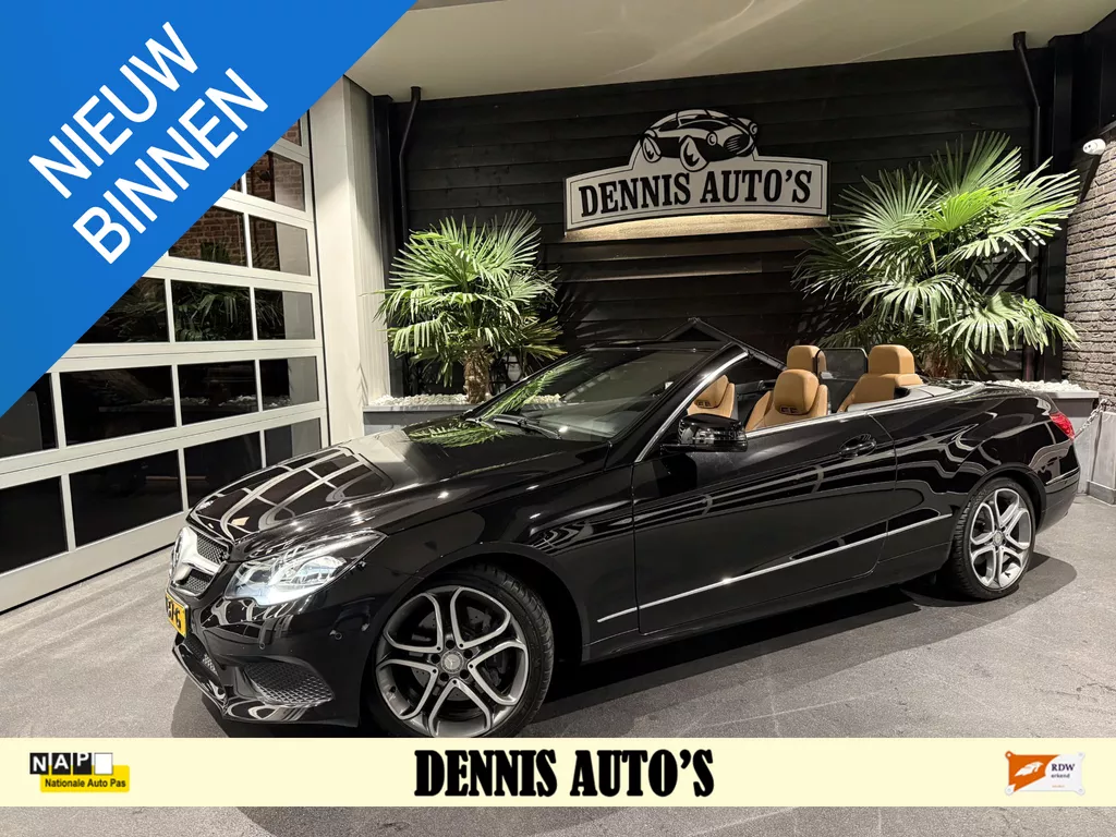 Mercedes-Benz E-klasse Cabrio 220 CDI Edition Sport NIEUWSTAAT! Dealer onderhoud